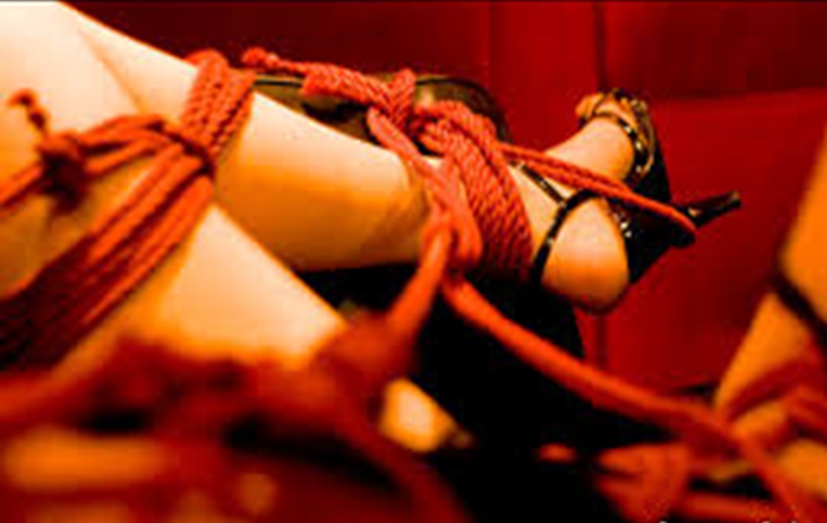 Künstlerische Shibari-Fesselung