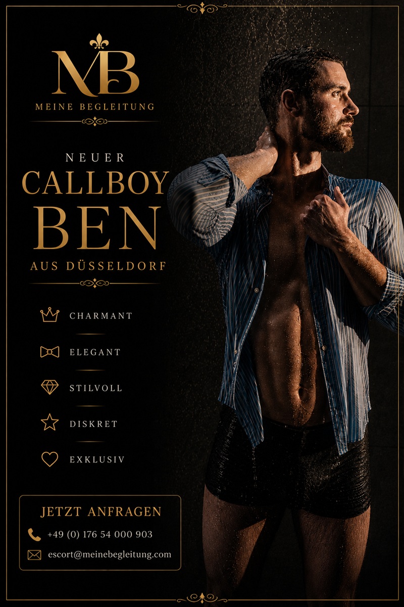 Callboy Ben aus Düsseldorf Callboy Ben aus Düsseldorf – stilvolle und diskrete Begleitung